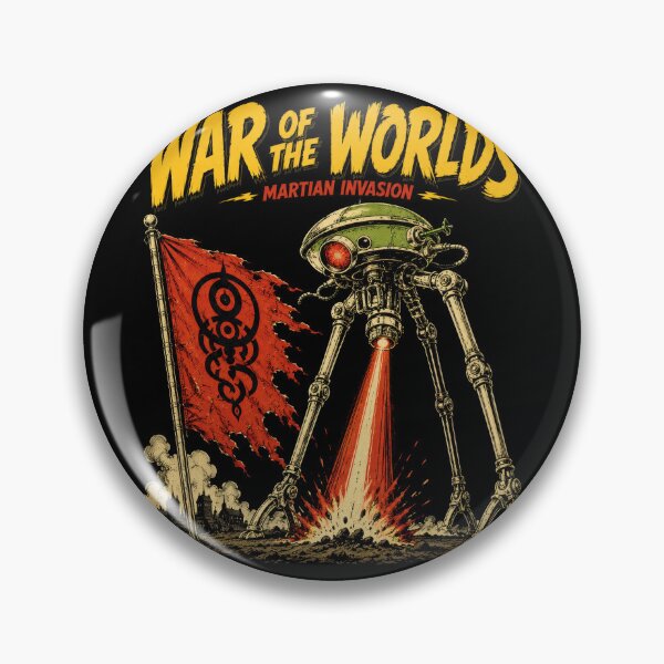 Item preview, War of the Worlds Martian Invader Art designed and sold by Retr0Tshirts.
