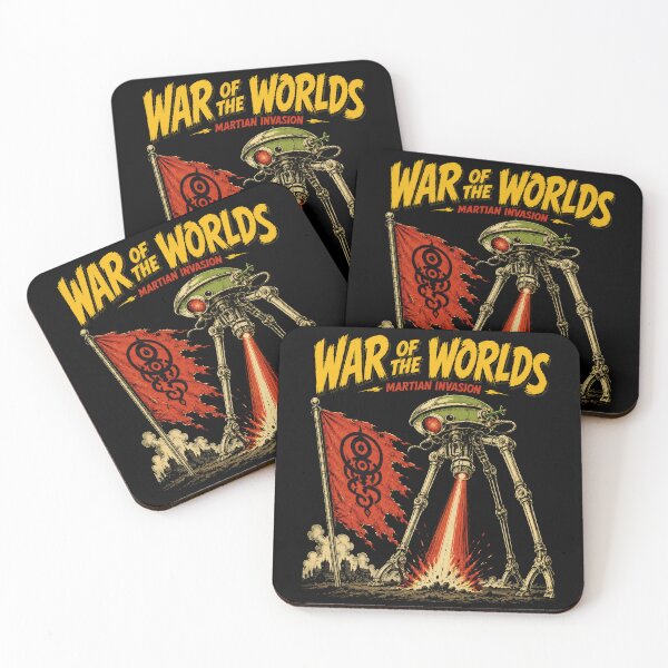 Item preview, War of the Worlds Martian Invader Art designed and sold by Retr0Tshirts.