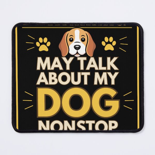 Item preview, Warning May Talk About My Dog Nonstop Funny Dog Lover T-Shirt designed and sold by Uvclick.