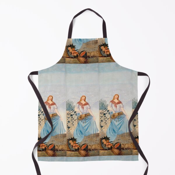 Item preview, Woman with Wheat Sheaf and Fruit Harvest designed and sold by artofuniverse.