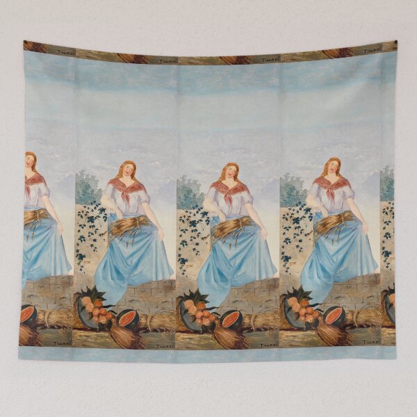 Item preview, Woman with Wheat Sheaf and Fruit Harvest designed and sold by artofuniverse.