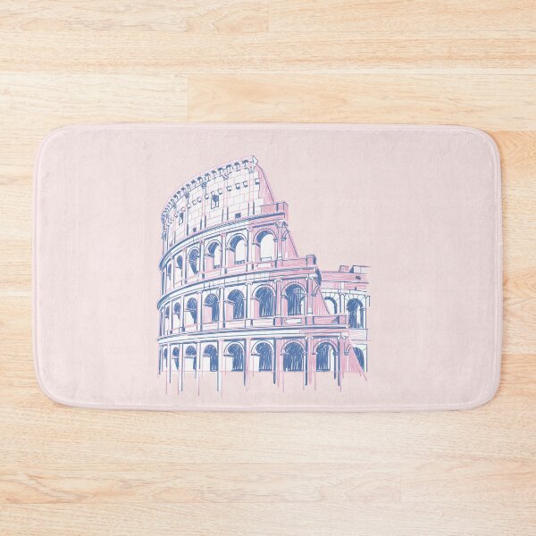 Item preview, Pastel Colosseum Sketch – Simple Rome Landmark Illustration designed and sold by EmeraldeaArt.