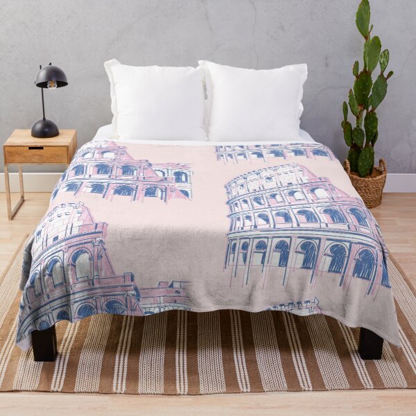 Item preview, Pastel Colosseum Sketch – Simple Rome Landmark Illustration designed and sold by EmeraldeaArt.
