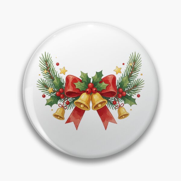 Item preview, Christmas Bells Sticker | Holiday Ribbon Decor designed and sold by AillustriaAK.