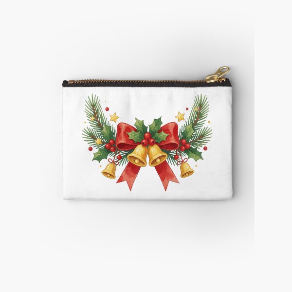 Item preview, Christmas Bells Sticker | Holiday Ribbon Decor designed and sold by AillustriaAK.