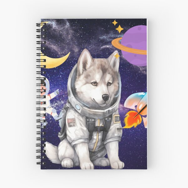 Item preview, Cosmic Husky Astronaut in Space designed and sold by DidiDesignShop.