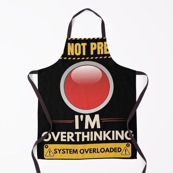 Item preview, Do Not Press I'm Overthinking Funny Introvert Warning T-Shirt designed and sold by Uvclick.