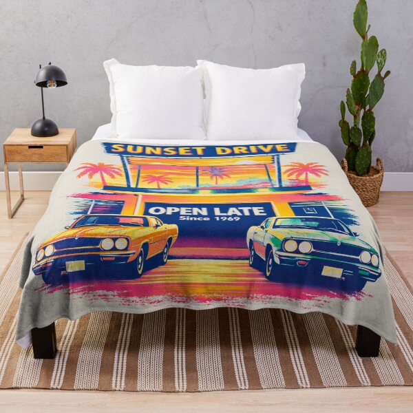 Item preview, 1969 Sunset Drive Summer Surf Retro Distressed designed and sold by EdGraphy.
