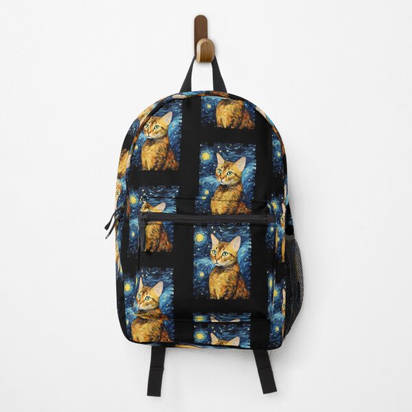 Item preview, Funny Bengal Cat Starry Night Illustration Mom Dad Kids designed and sold by rafaeltto.