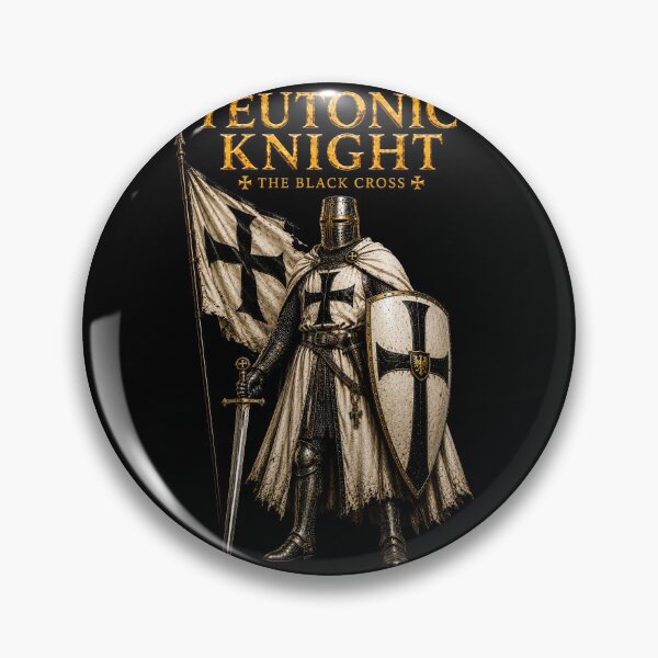 Item preview, Teutonic Knight Medieval Crusader Warrior Art designed and sold by Retr0Tshirts.