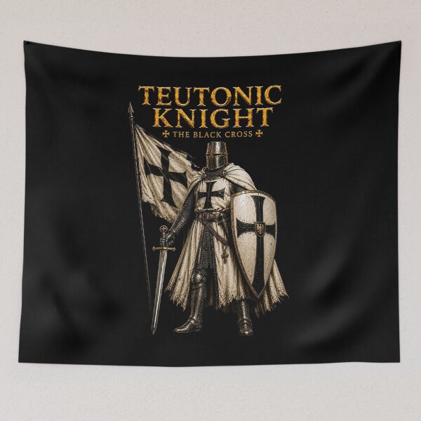 Item preview, Teutonic Knight Medieval Crusader Warrior Art designed and sold by Retr0Tshirts.