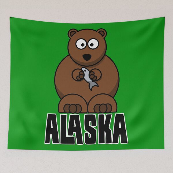 Item preview, Alaska Bear Cartoon designed and sold by AlaskaExtreme.