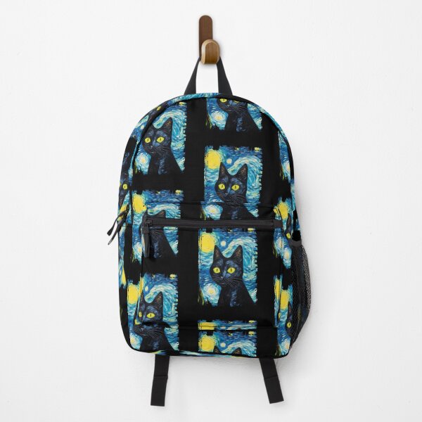 Item preview, Funny Black Cat Starry Night Illustration Mom Dad Kids designed and sold by rafaeltto.