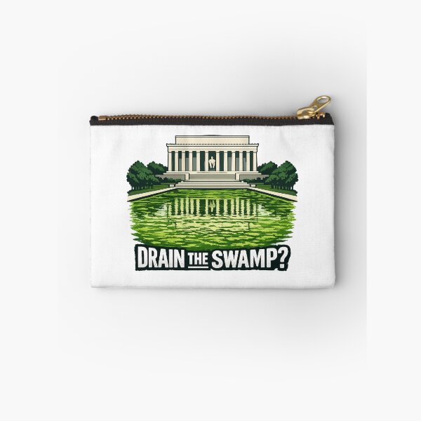 Item preview, Drain The Swamp Reflecting Pool Algae Political Satire Funny DC designed and sold by The Junto Shop.