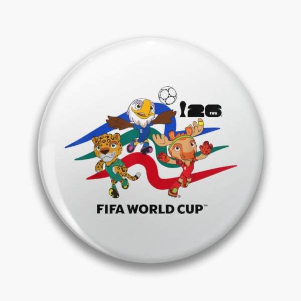 Item preview, FIFA World Cup 2026 Host Country Mascots Action designed and sold by Soceitiz.