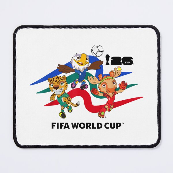 Item preview, FIFA World Cup 2026 Host Country Mascots Action designed and sold by Soceitiz.