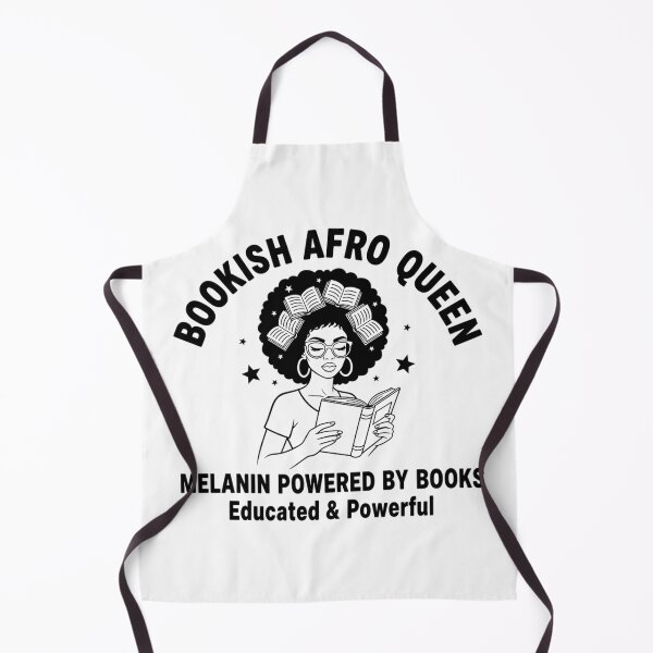Item preview, Smart Bookish Black Girl – Reading Typography Art designed and sold by KivaroArt.