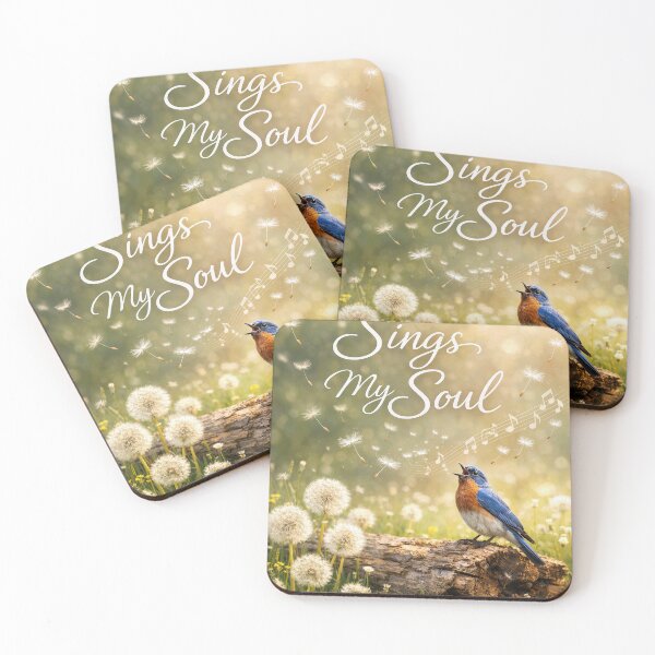 Item preview, Bluebird Singing on a Log designed and sold by Maria Dryfhout.