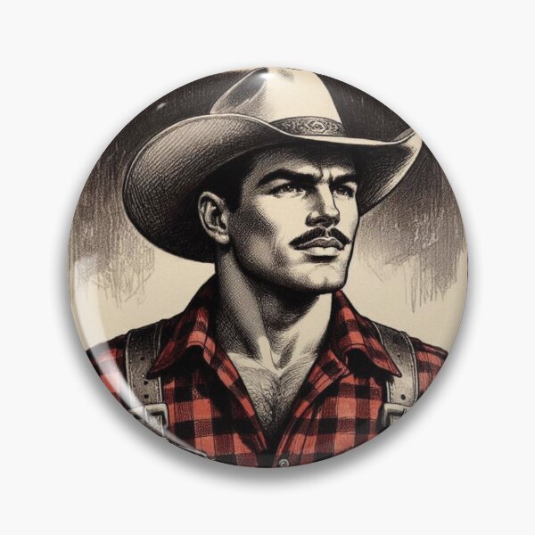 Item preview, Howdy Cowboy - Gay Leather Daddy San Francisco Gay Pride Graphic Design designed and sold by ItsAKinkThing.