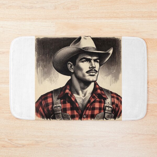 Item preview, Howdy Cowboy - Gay Leather Daddy San Francisco Gay Pride Graphic Design designed and sold by ItsAKinkThing.