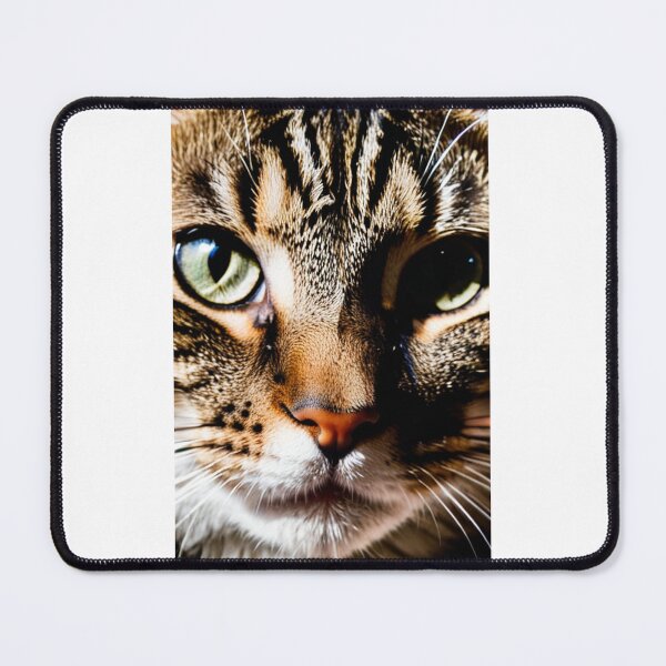 Item preview, Animals - Tabby Cat, Feline Portrait with an Intense Gaze designed and sold by DoodyPets.