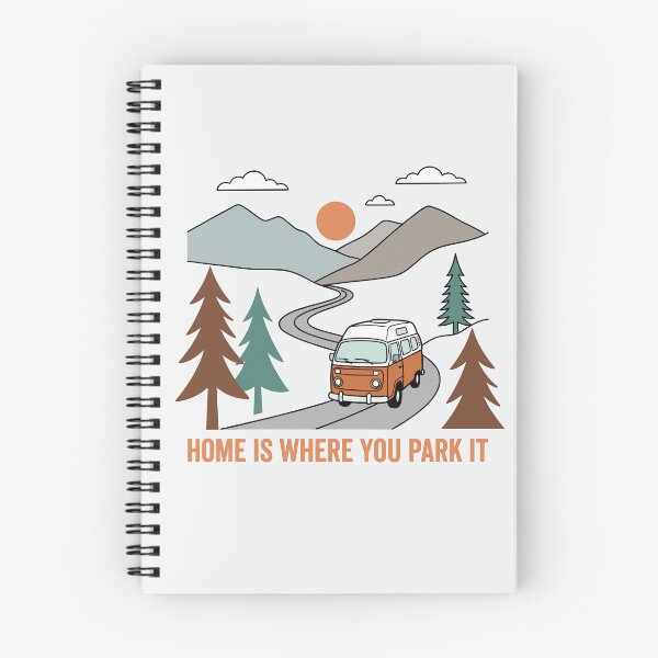 Item preview, Home Is Where You Park It Camper Van Adventure designed and sold by JumpJammiesTees.
