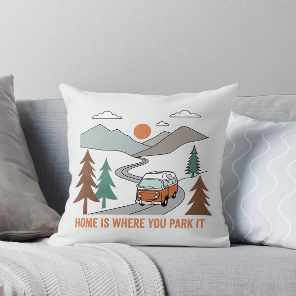 Item preview, Home Is Where You Park It Camper Van Adventure designed and sold by JumpJammiesTees.