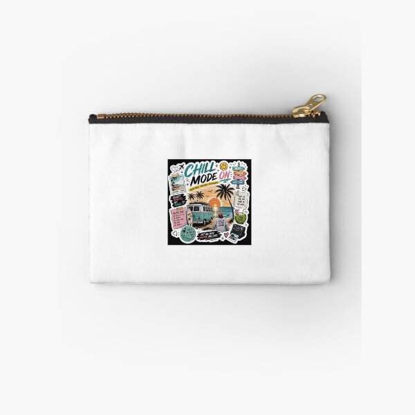 Item preview, Chill Mode On | Beach Vacation Gen Z Sticker designed and sold by Ananyamalik12.