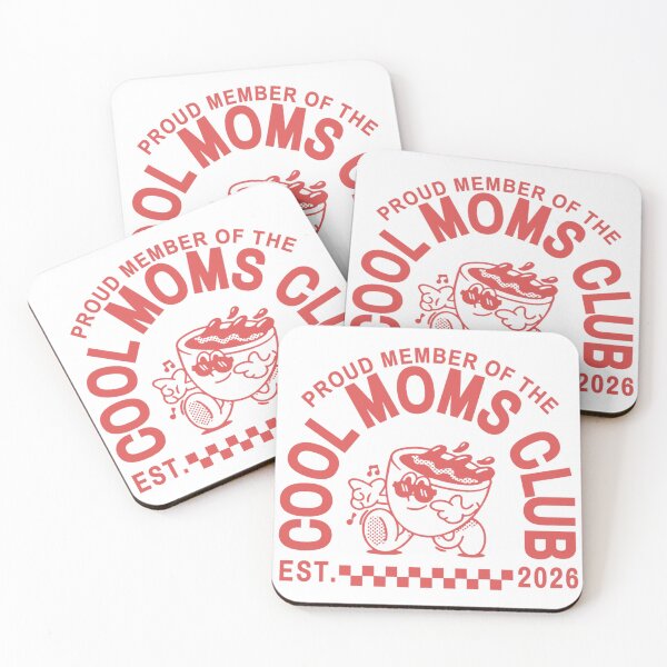 Item preview, Cool Moms Club Retro Quote Design – Rose Edition Est. 2026 designed and sold by KivaroArt.