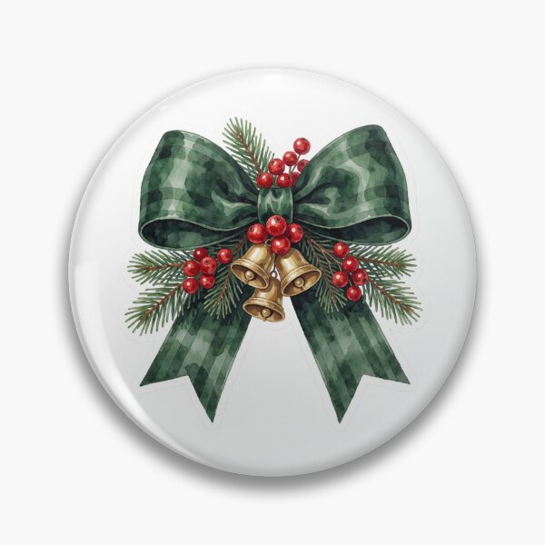 Item preview, Christmas Bells Sticker | Holiday Ribbon Decor designed and sold by AillustriaAK.