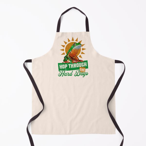 Item preview, Cute Frog Aesthetic Hop Through Hard Days Quote designed and sold by Vac1.