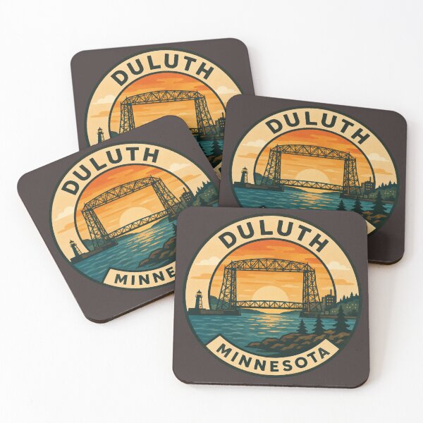 Item preview, Duluth Minnesota Aerial Lift Bridge Vintage Travel Badge designed and sold by American Travels.