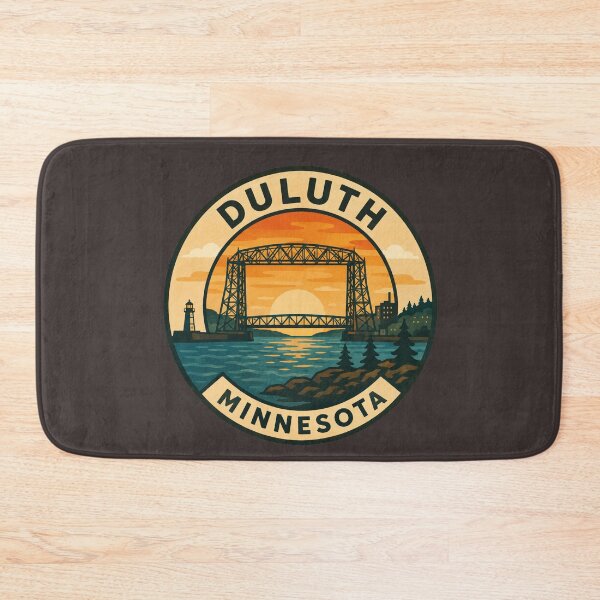 Item preview, Duluth Minnesota Aerial Lift Bridge Vintage Travel Badge designed and sold by American Travels.