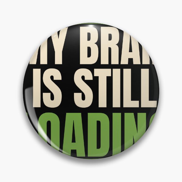 Item preview, My Brain Is Still Loading Funny Coffee Lover Introvert T-Shirt designed and sold by Uvclick.