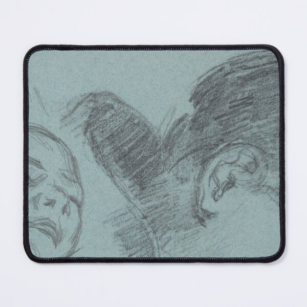 Item preview, Two Studies of Heads in Pencil designed and sold by artofuniverse.