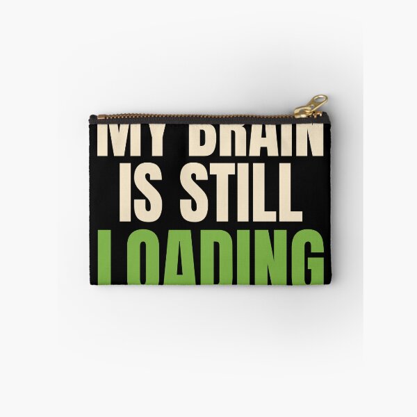 Item preview, My Brain Is Still Loading Funny Coffee Lover Introvert T-Shirt designed and sold by Uvclick.