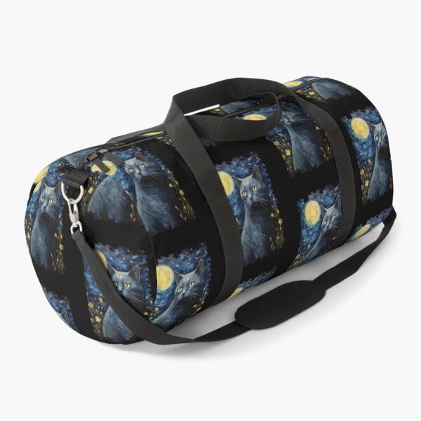 Item preview, Funny Chartreux Cat Starry Night Illustration Mom Dad Kids designed and sold by rafaeltto.