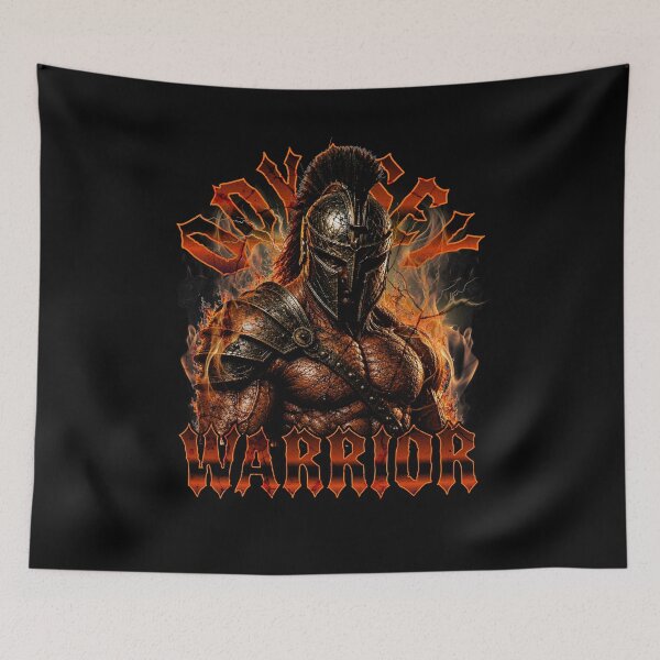 Item preview, Odyssey Warrior Dark Spartan Art designed and sold by Belarte.shop.