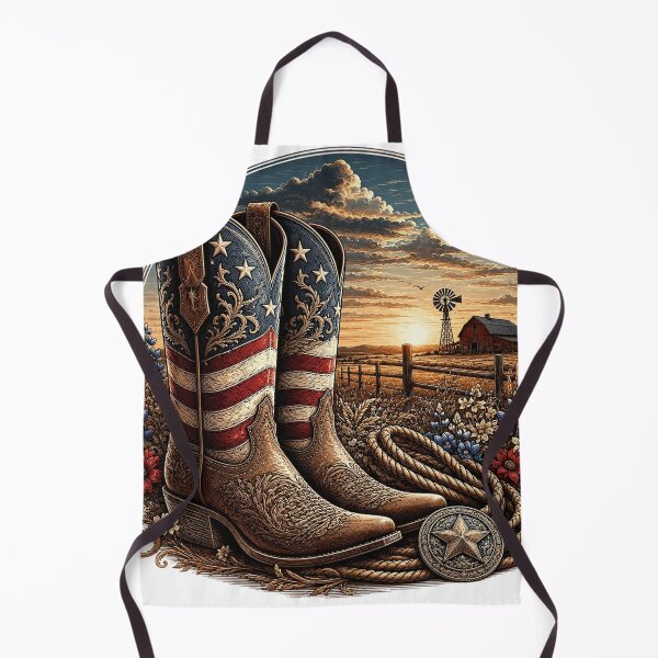 Item preview, Patriotic Cowboy Boots designed and sold by PetalGarden.