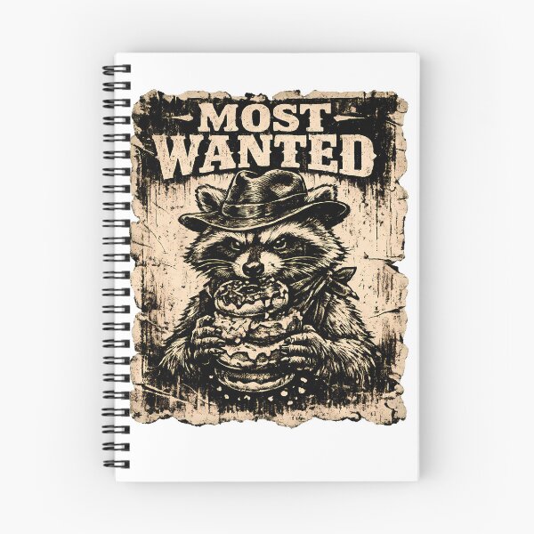 Item preview, Most Wanted Burger Bandit Raccoon Poster designed and sold by Gremlin Hours.