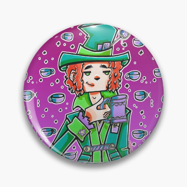 Item preview, Mad Hatter: Alice in Wonderland: Fantasy Pop Art Illustration designed and sold by foxarwen.