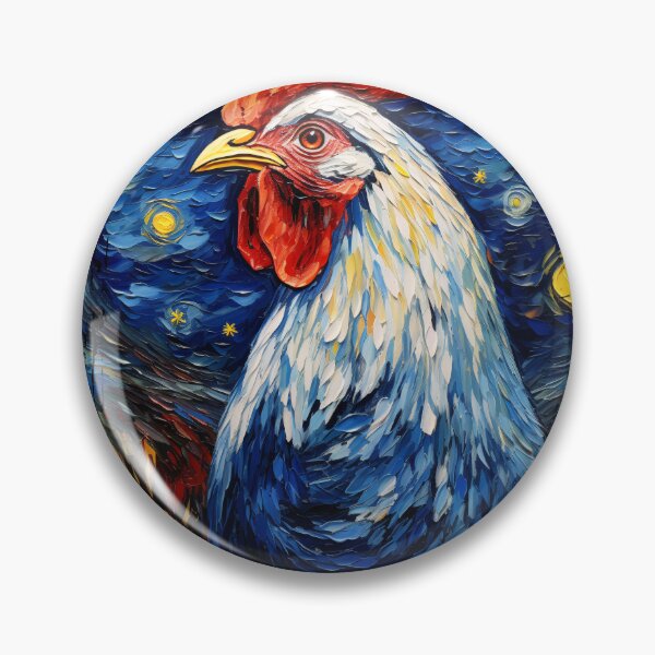 Item preview, Funny Chicken Starry Night Illustration Mom Dad Kids designed and sold by rafaeltto.