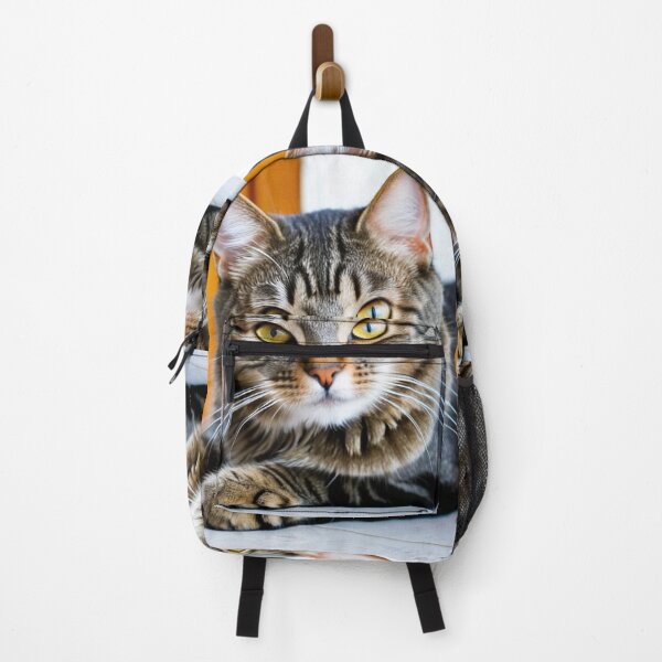 Item preview, Animals - Tabby Cat, Feline Portrait with Golden Gaze designed and sold by DoodyPets.