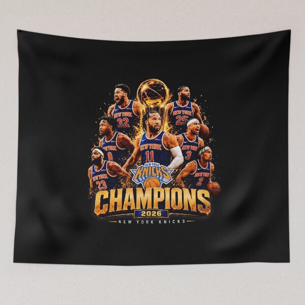 Item preview, New York Knicks 2026 Champions Team Basketball Classic T-Shirt designed and sold by LittleRogerChin.