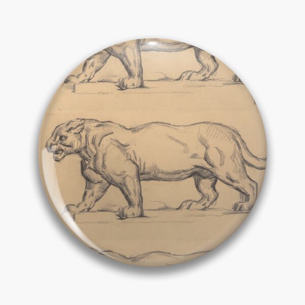 Item preview, Prowling Lioness Pencil Sketch Study designed and sold by artofuniverse.