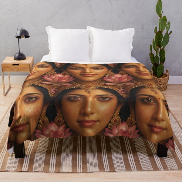 Item preview, Lakshmi Goddess of Wealth and Beauty Hindu Sacred Art designed and sold by Sovira Studio .