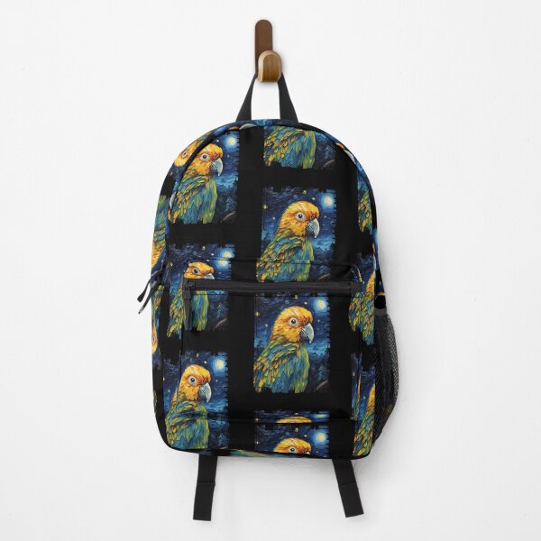 Item preview, Funny Conure Starry Night Illustration Mom Dad Kids designed and sold by rafaeltto.