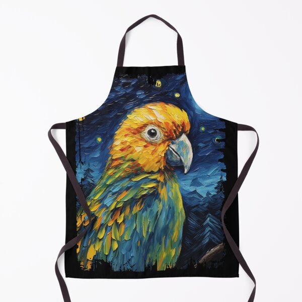 Item preview, Funny Conure Starry Night Illustration Mom Dad Kids designed and sold by rafaeltto.