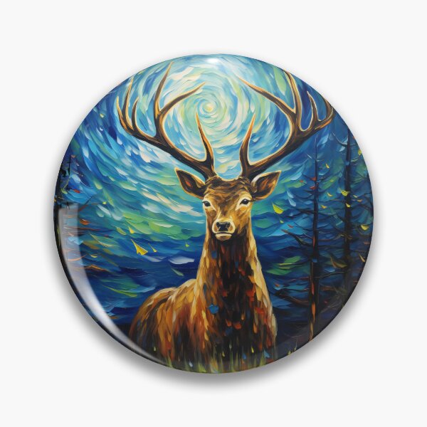 Item preview, Funny Deer Starry Night Illustration Mom Dad Kids designed and sold by rafaeltto.