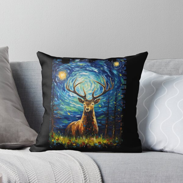 Item preview, Funny Deer Starry Night Illustration Mom Dad Kids designed and sold by rafaeltto.